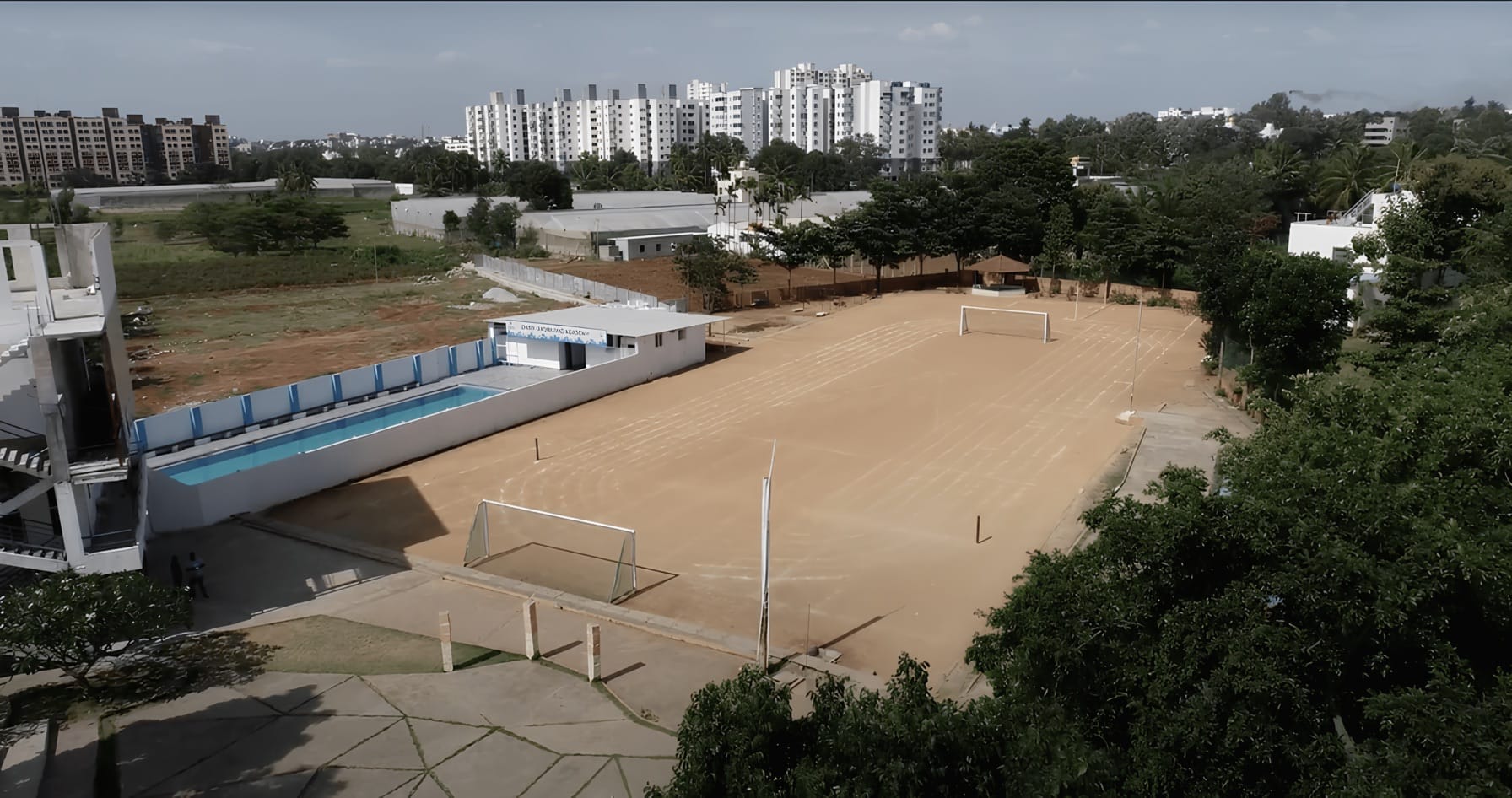 Football ground at Ekam Ecity Bangalore - Top 10 schools in Electronic City Bangalore in sports