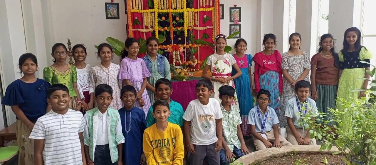 Gowri Ganesha Celebrations at Ekam International School, Ecity