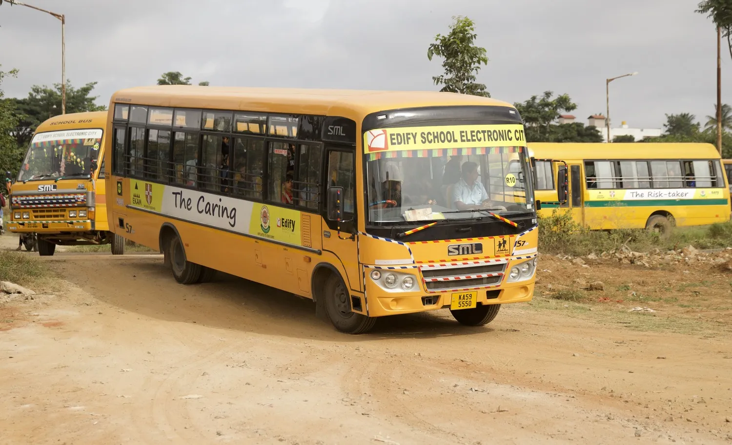 Safe & secure school in Ecity Bangalore. Ekam International has 20 buses well equipped with GPS & CCTV